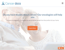 Tablet Screenshot of cancerdocs.com